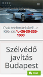 Mobile Screenshot of budapest.szelvedojavitas.hu